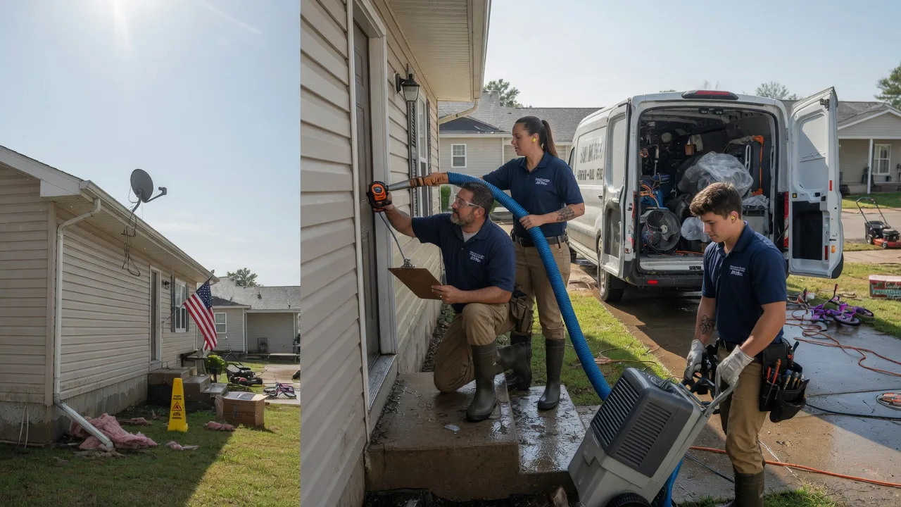 Ceiling Water Damage Restoration in Granite Quarry, NC near me